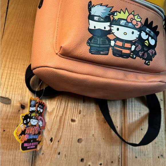 Sanrio Hello Kitty x Naruto Shippuden Women’s Mini Backpack Limited Edition - Picture 3 of 15